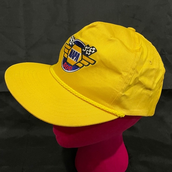 Yellow NAPA 500 Snap-Back Hat NASCAR Racing - Picture 1 of 5